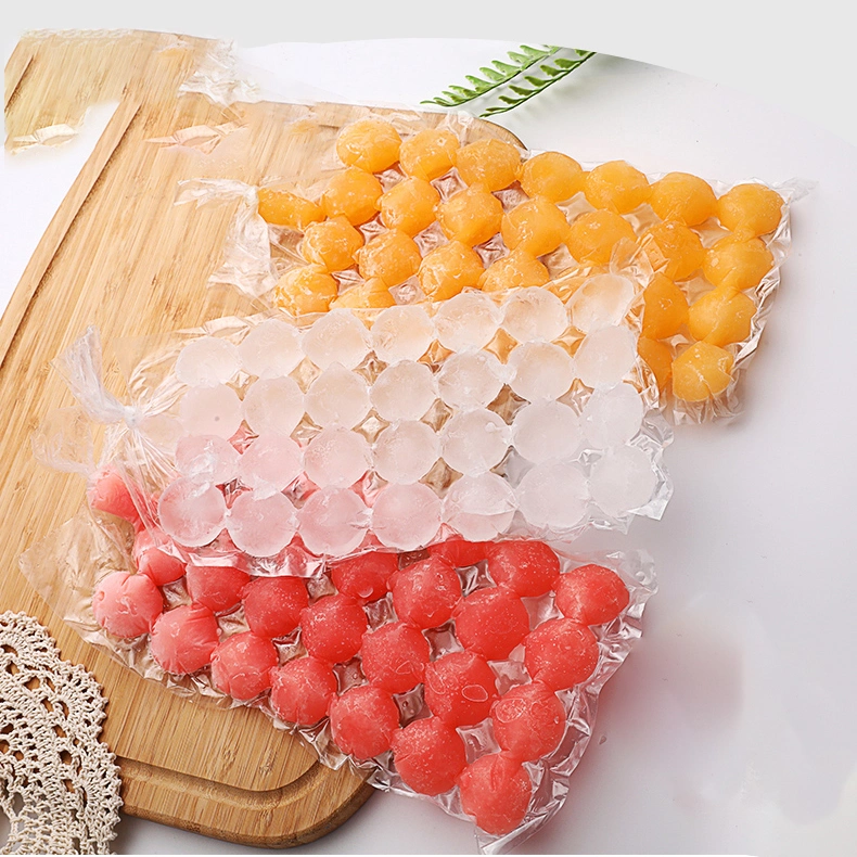 Disposable Ice Bag Food Grade Safety Plastic Ice Cube Packaging Bags