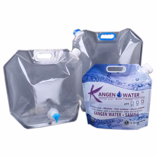 ジュース/ドリンク/ピュア/ミルク用透明液体アルミホイルビニール袋、注ぎ口付きスタンドアップポーチ、Doy包装