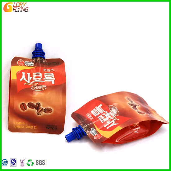液体飲料用アルミホイルスパウトパウチ/飲料およびジュース用スパウトパウチ/Doy包装/プラスチック食品包装/包装
