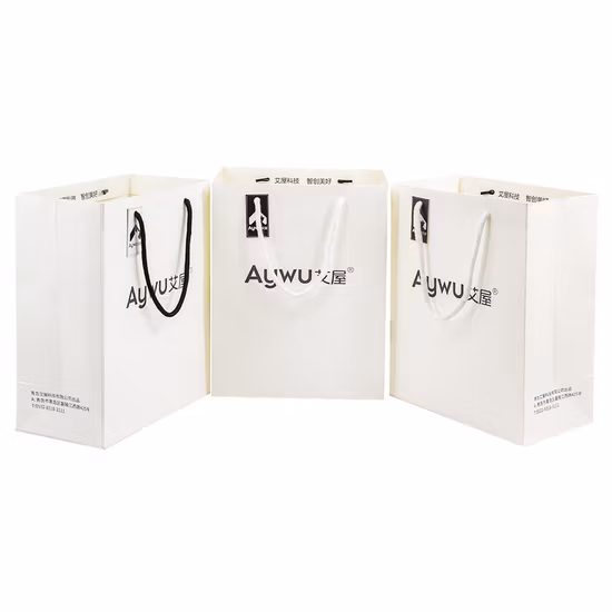 熱い販売の生分解性紙の衣料品包装袋の卸売