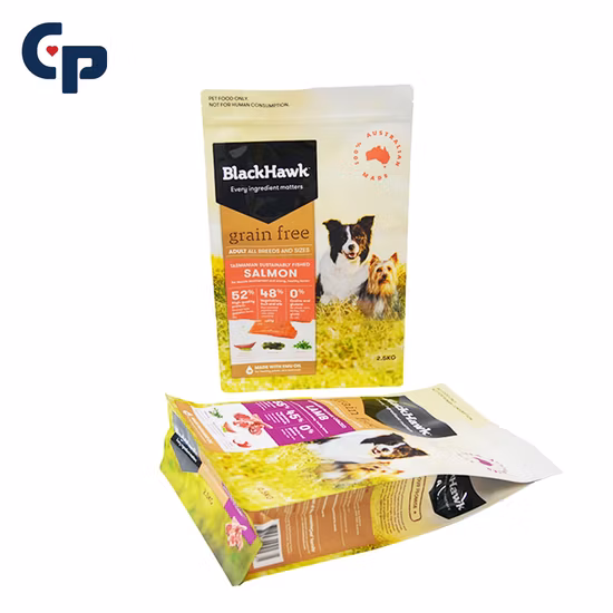 高品質プラスチック製のカスタマイズされたフラット食品包装袋