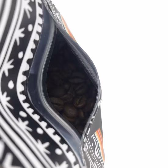 250g、500g、1kg ラミネートプラスチックジップロック平底コーヒーバッグ（バルブ付き）