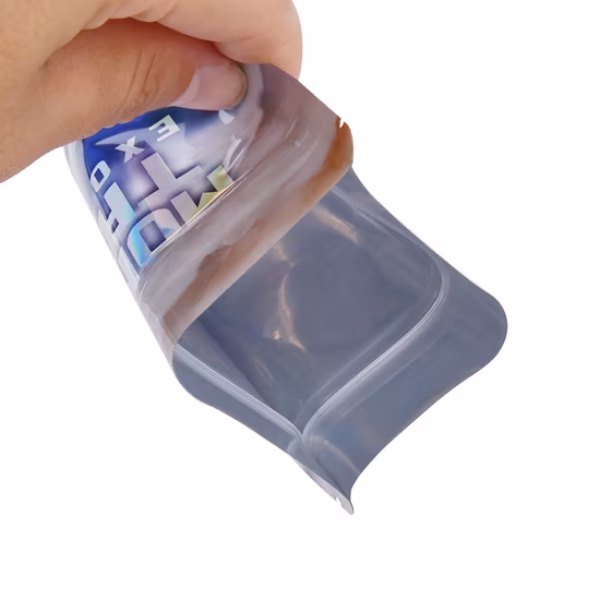 カスタム印刷されたマイラー プラスチック抗臭ホログラフィック ジッパー包装袋